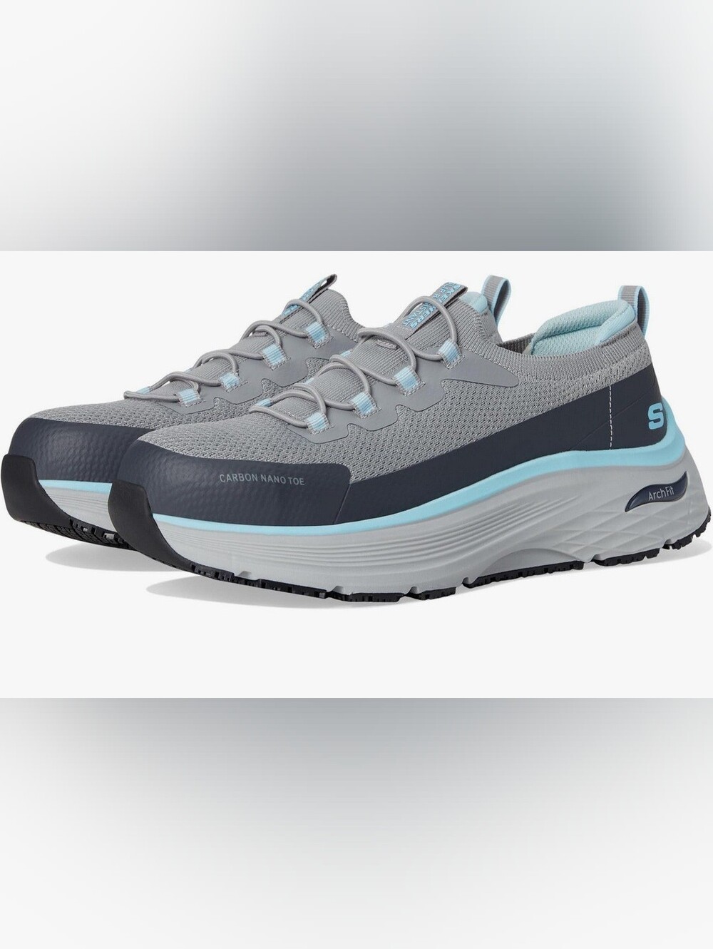 Skechers Slip On Womens Max Cushioning Work Shoe Composite toe .